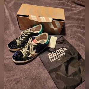 Golden goose superstar velvet